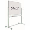 Whiteboard Verrijdbaar - Dubbelzijdig - Magnetisch - 90x120 cm