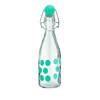 Zak!Designs - Dot Dot Waterfles 250 ml - Glas - Blauw