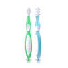 KidsMe Eerste Tandenborstel set - Voor baby, kind & peuter - Blauw/Groen