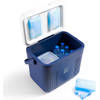 Brisby 22 liter Koelbox Blauw met 4 koelelementen
