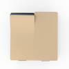 Nightsrest VP Dubbel Jersey Split Topper Hoeslaken - Taupe Maat: 140x200/220 + 12cm