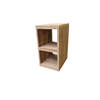 Wood4you - bureaukastje steigerhout 34Lx36Bx50H cm Hout - Werkbureau