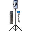 BS® Selfiestick Tripod Pro – Camera statief – 162 cm – Geschikt voor iPhone Samsung Gopro