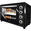 MPM - Vrijstaande Elektrische Oven met Accessoires - 45 Liter - Hete Lucht en Grill - 2000W - Zwart