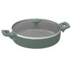 Michelino 28219 - Groene braadpan / Serveerpan met deksel - 28 cm - Groen