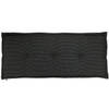 Kopu® Manchester Black - Hoogwaardig Bankkussen 150x50 cm - Zwart