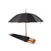 Nooit Meer Zorgen over Regen: 5x Zwart-Blauwe Stormparaplu's met Handmatige Opening - Breedte:~ca 102cm Voor Volwassenen