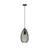 EGLO Clevedon - hanglamp - 1-lichts - E27 - zwart