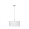 EGLO Pasteri - Hanglamp - 1 Lichts - Ø530mm. - Nikkel-Mat - Wit