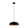 EGLO Mogano 1 Hanglamp - E27 - Ø 40 cm - Zwart/Koper