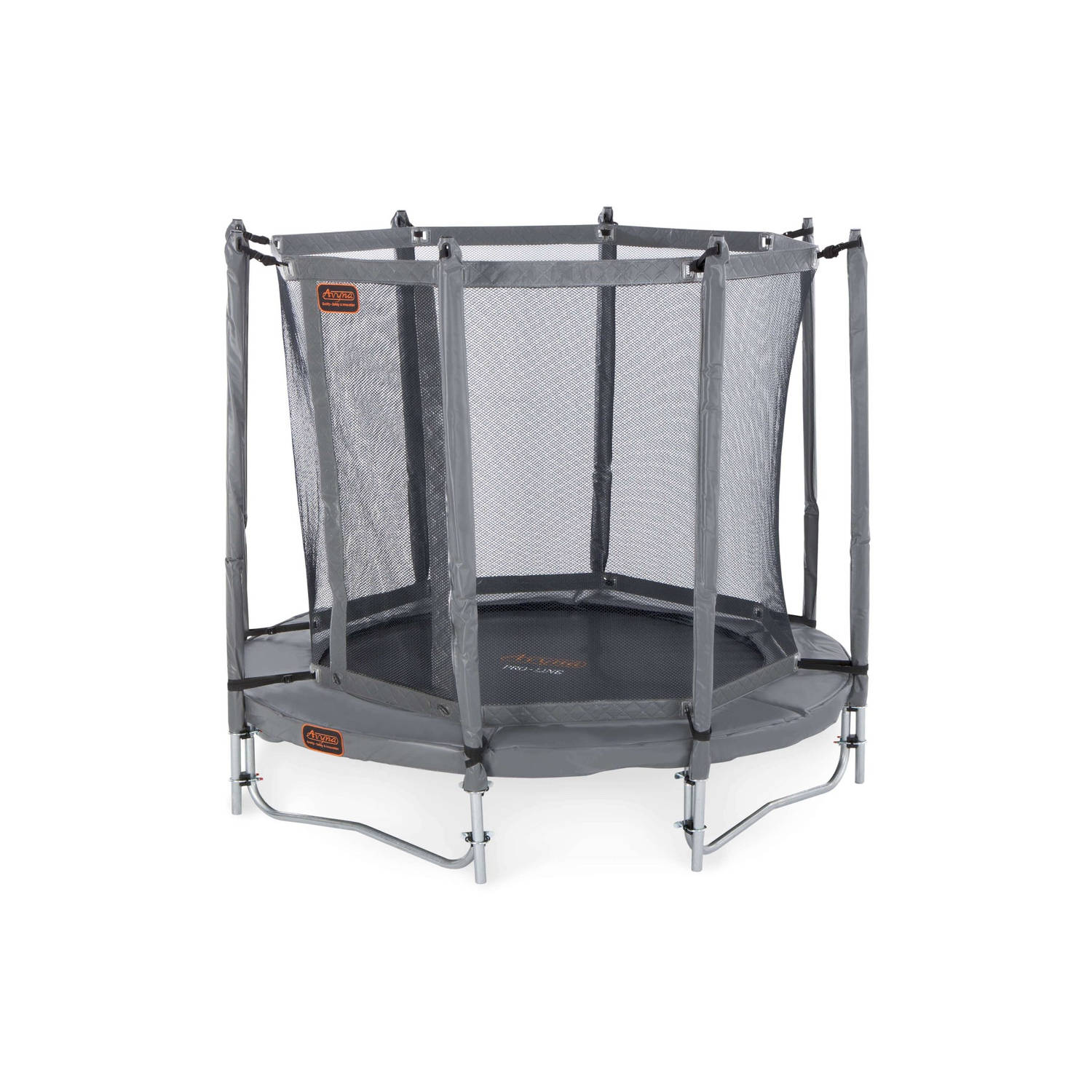 Avyna PRO-LINE trampoline 6 200 cm met veiligheidsnet grijs
