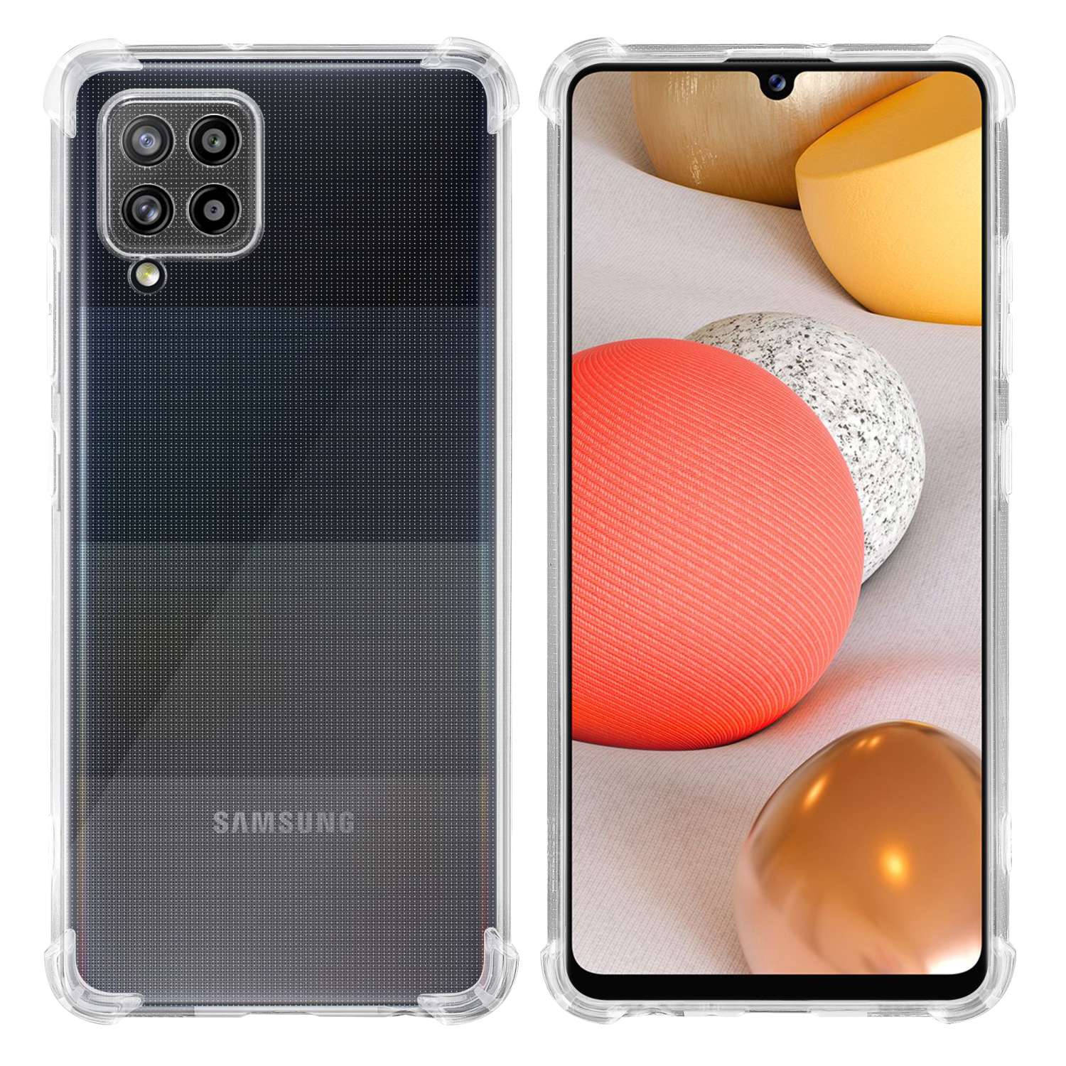 Cadorabo Hoesje voor Samsung Galaxy A42 5G / M42 5G in - Beschermhoes gemaakt van flexibel TPU Silicone Case Cover