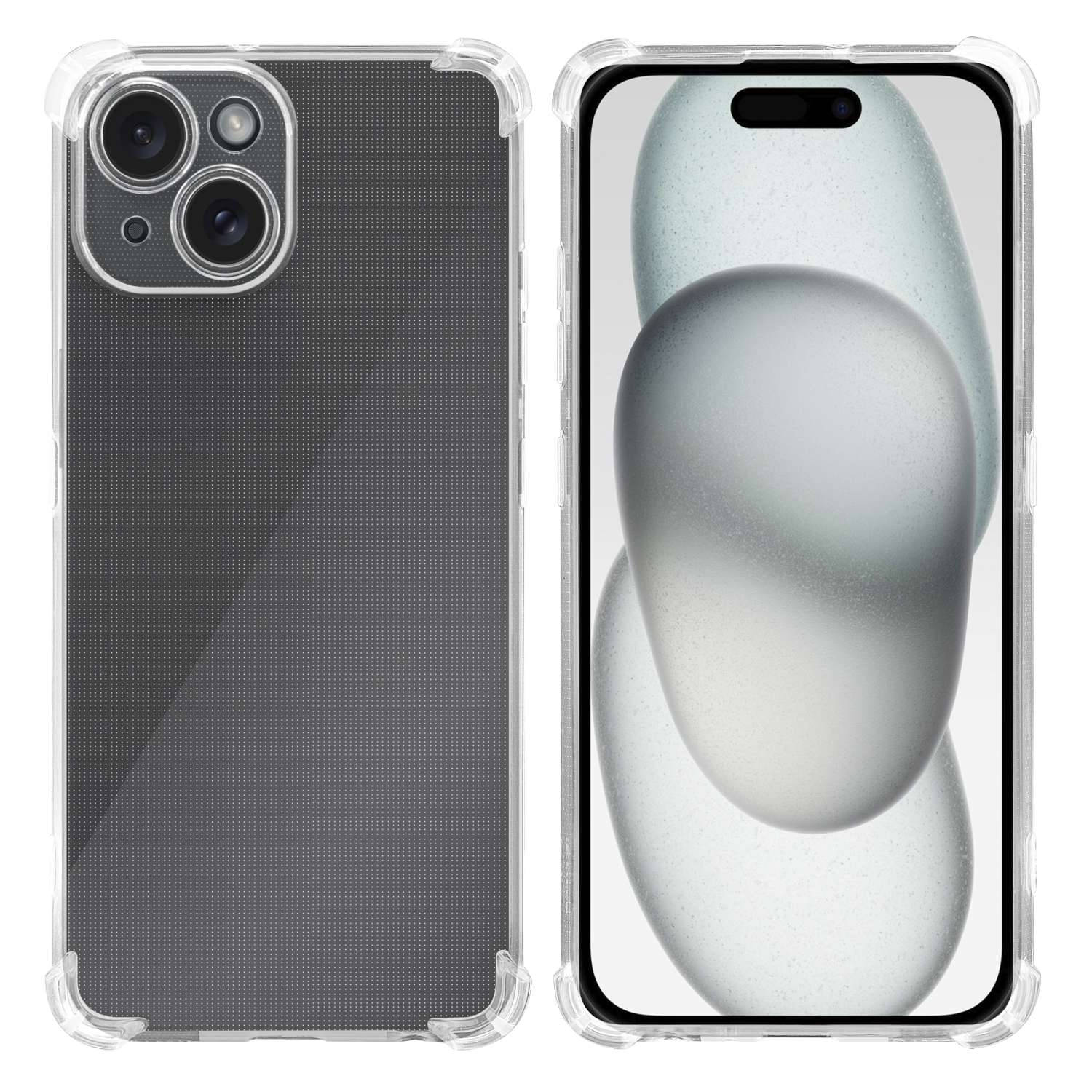 Cadorabo Hoesje voor Apple iPhone 15 PLUS in - Beschermhoes gemaakt van flexibel TPU Silicone Case Cover