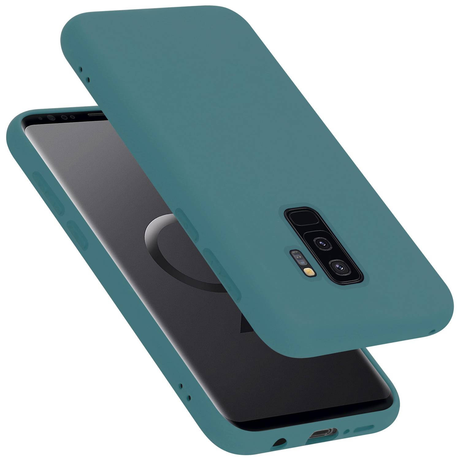 Cadorabo Hoesje voor Samsung Galaxy S9 PLUS in LIQUID GROEN - Beschermhoes gemaakt van flexibel TPU silicone