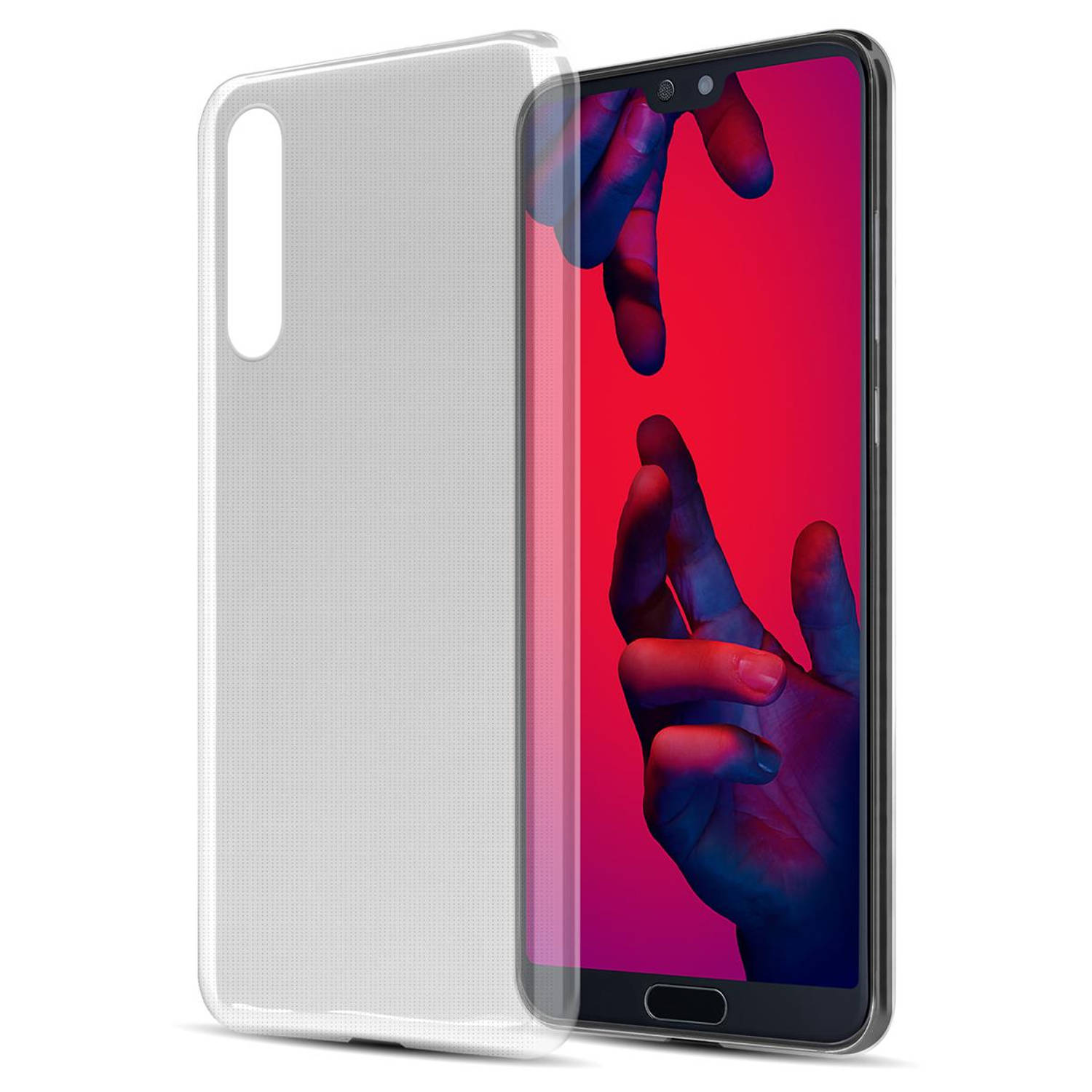 Cadorabo Hoesje voor Huawei P20 PRO / P20 PLUS in VOLLEDIG TRANSPARANT - Beschermhoes gemaakt van flexibel TPU silicone