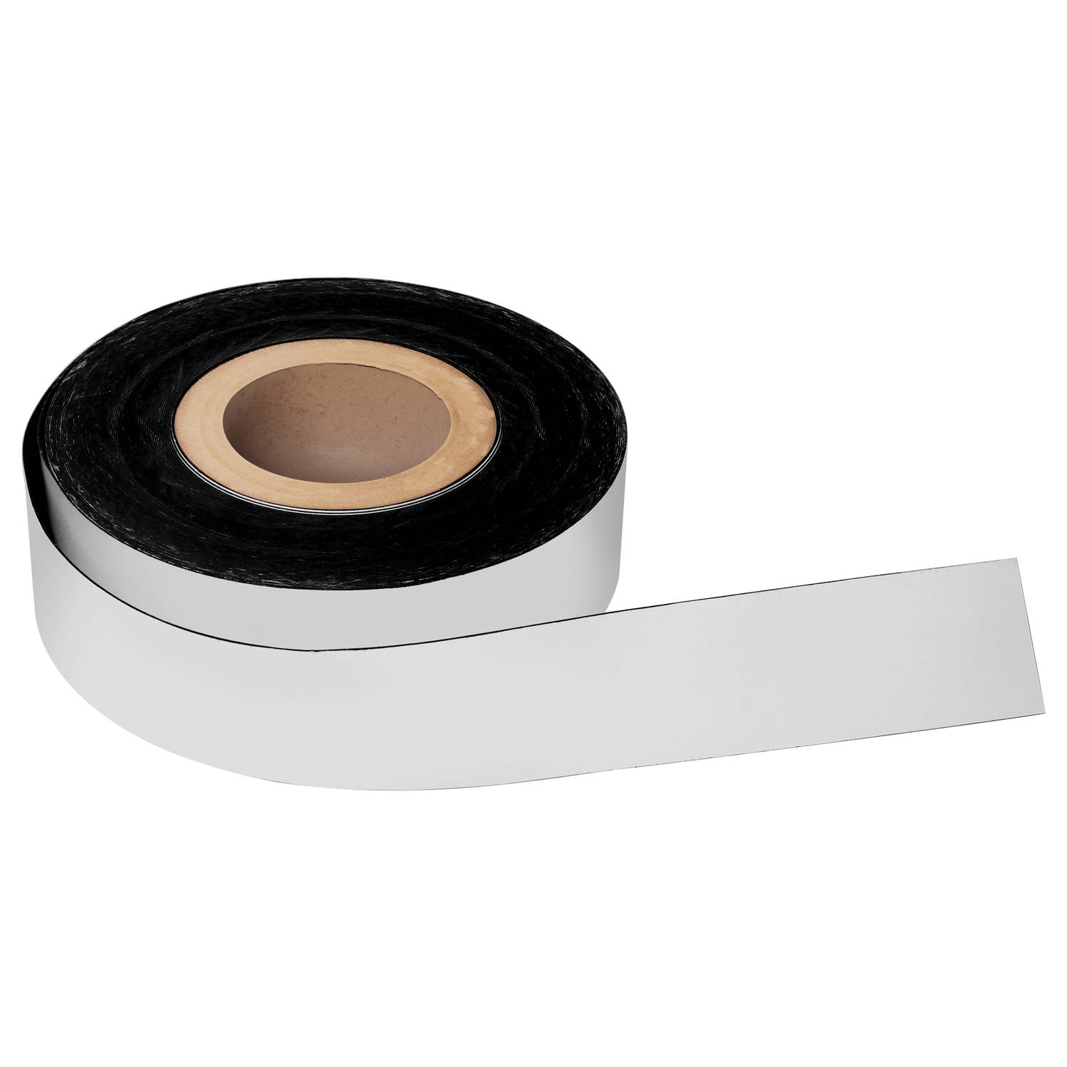 Magnetoplan magnetische tape magnetoflex - gelabeld - 25mmx0,6 mm een ​​30 m (bxhxl) - wit - PVC - 30 meter