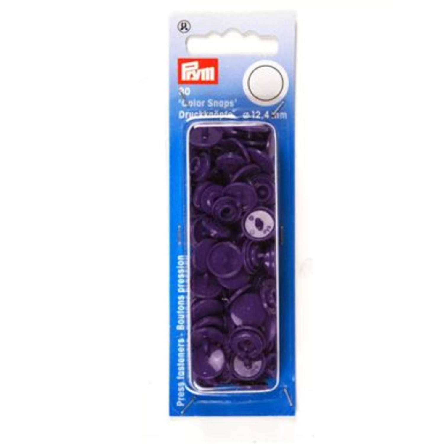 Prym color snap - donker paars - 393 134 - 12,4mm
