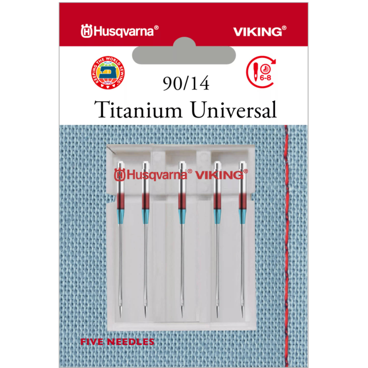 Husqvarna-Viking Universal / Titanium 90 (5 stuks) Naalden