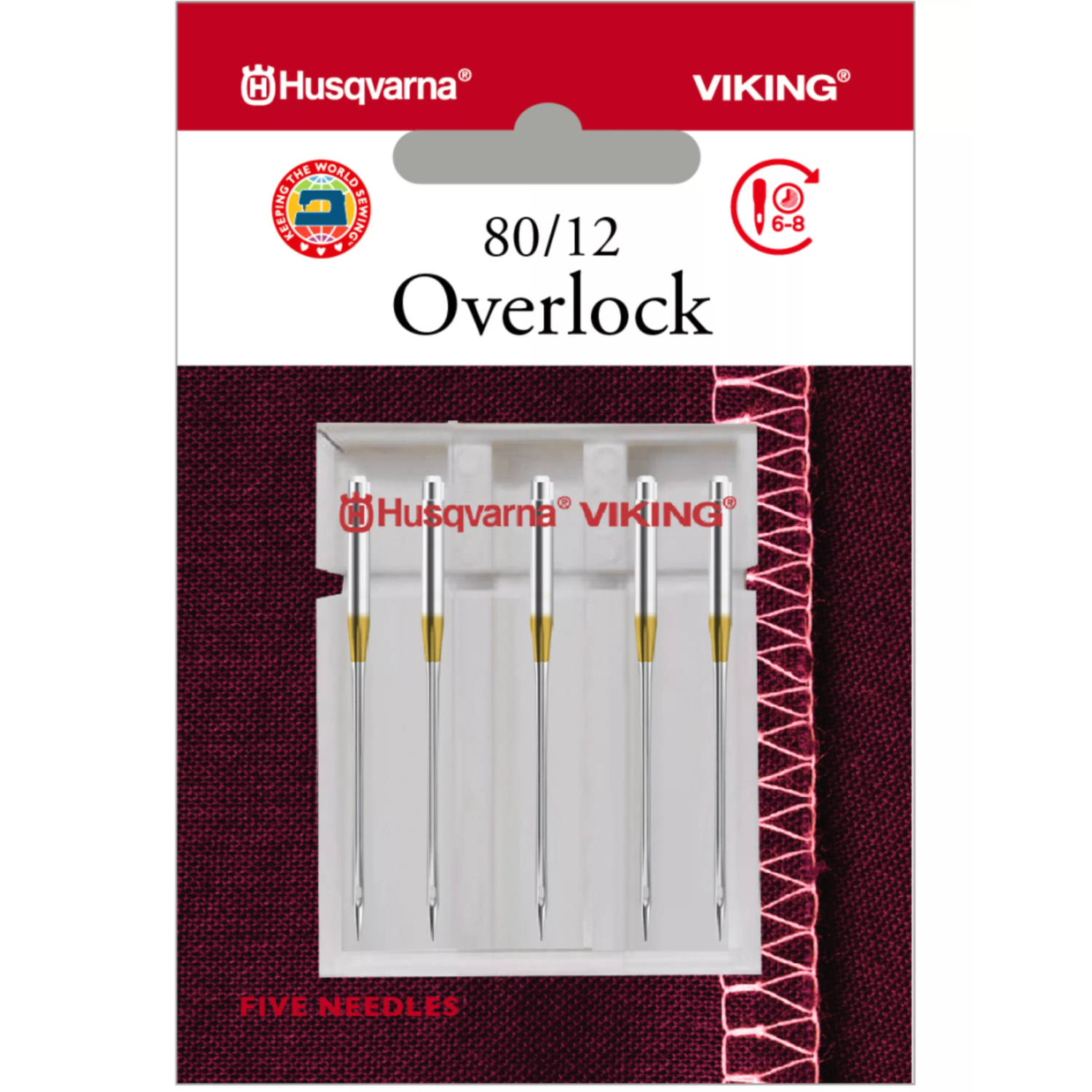 Husqvarna-Viking Overlock 80 (5 stuks) Naalden