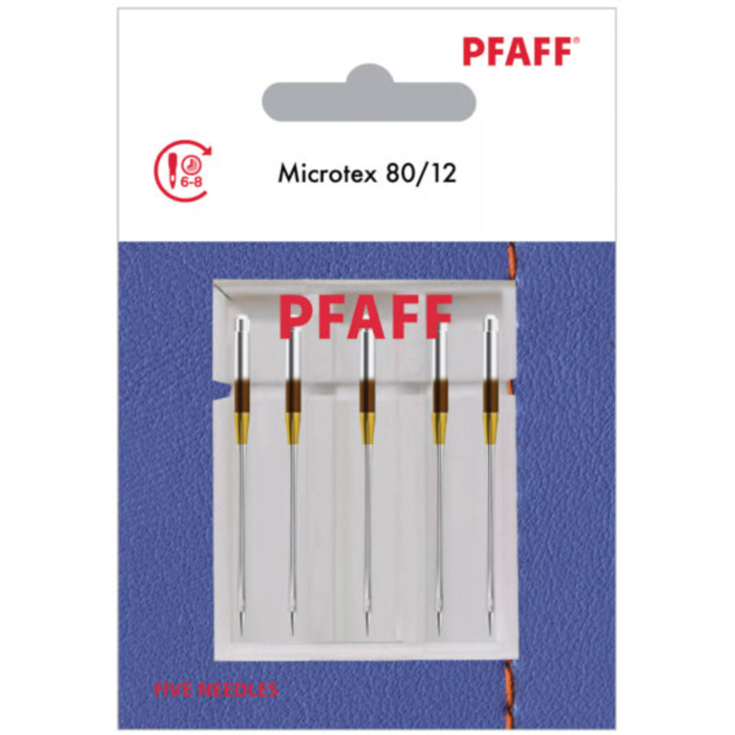 Pfaff Microtex 80 (5 stuks) Naalden