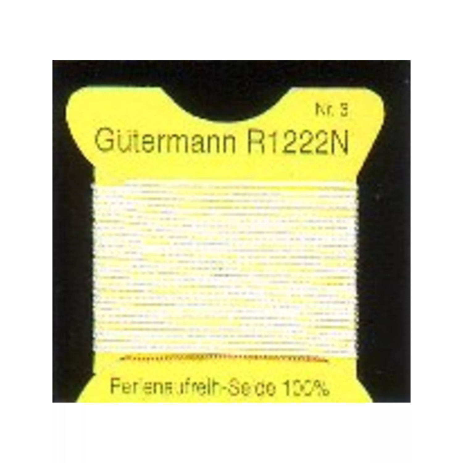 Rijgzijde Gutermann Wit - 2 meter