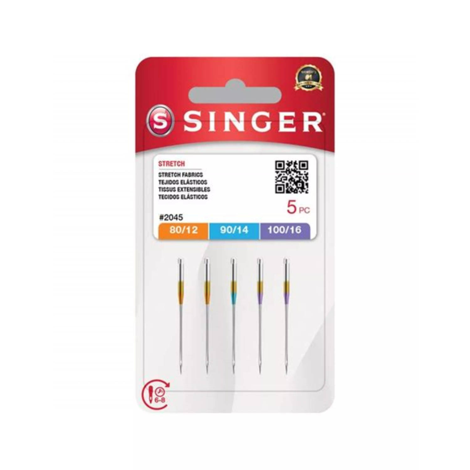 Singer Stretch 2045 MIX 80/90/100 Naalden