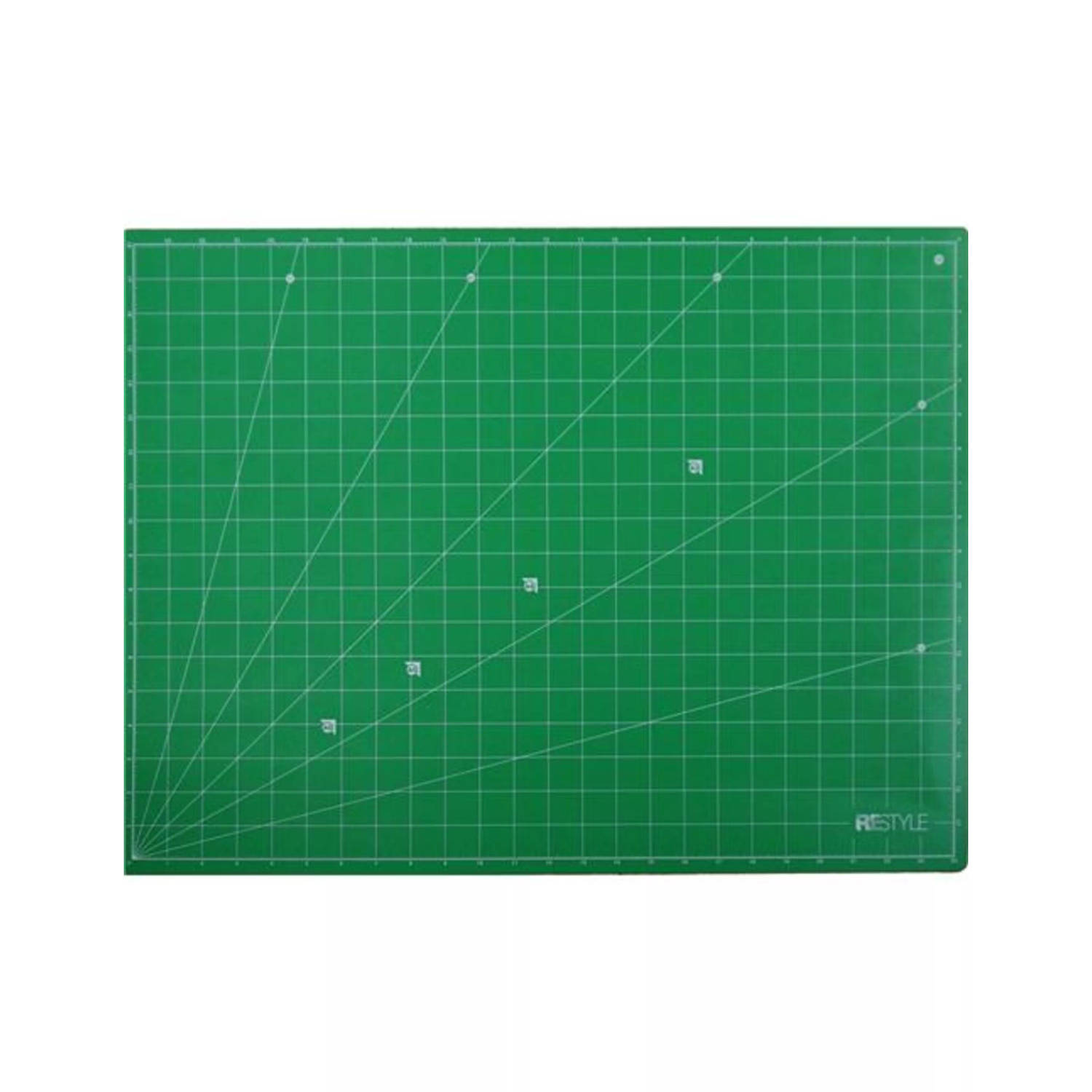 ReStyle Snijmat A2 zelfhelend 48x63cmx1.6mm dubbelzijdig cm / inch groen
