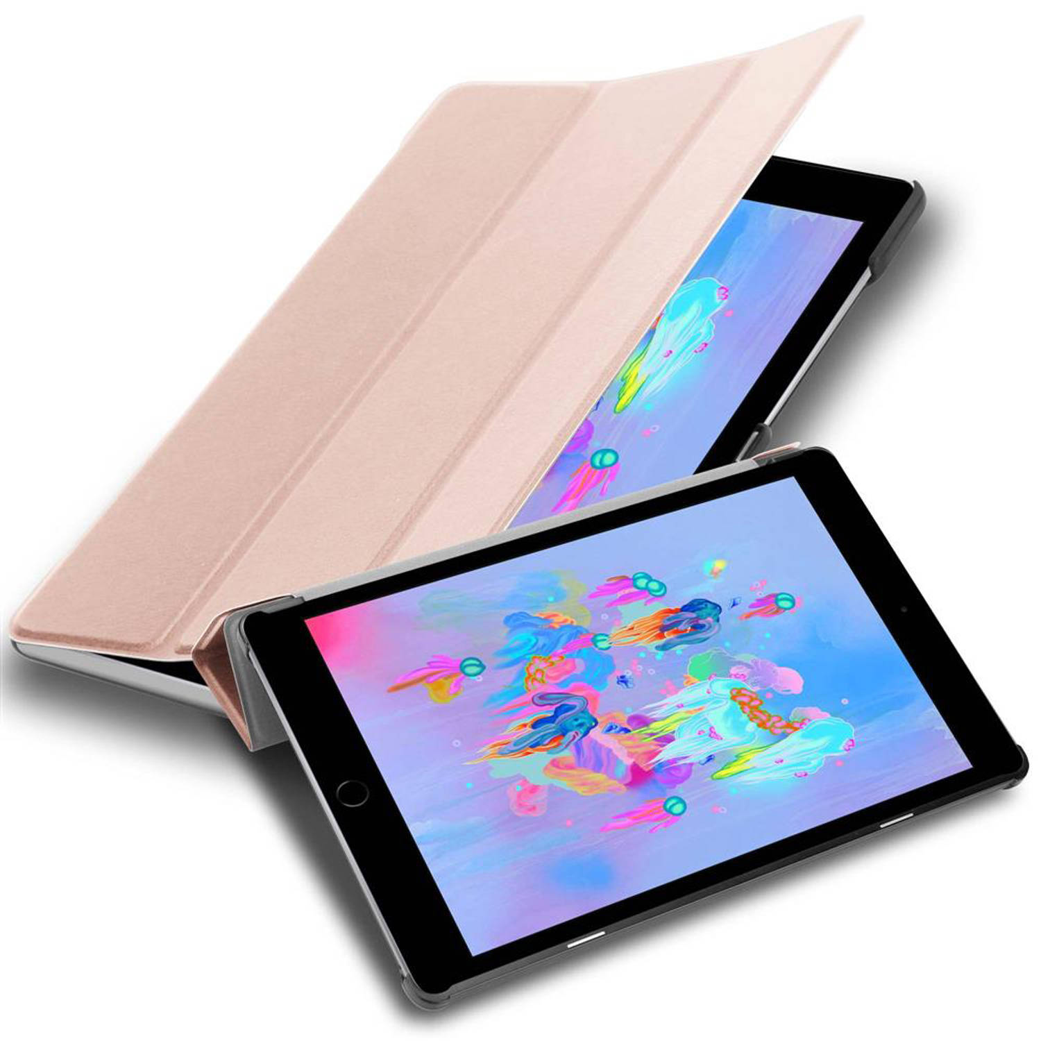 Cadorabo Tablet Hoesje geschikt voor Apple iPad PRO (9.7 inch) Case in PASTEL ROZE GOUD Beschermhoes