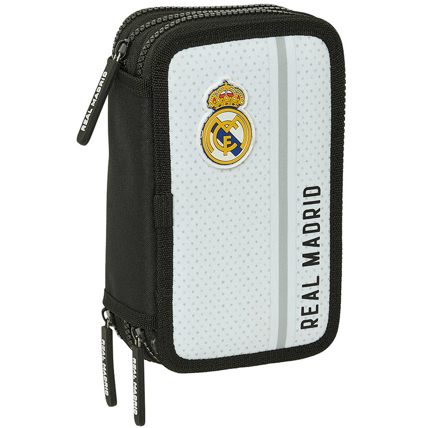 Real Madrid Gevuld Etui, Los Blancos - 36 stuks - 19,5 x 12,5 x 5,5 cm - Polyester