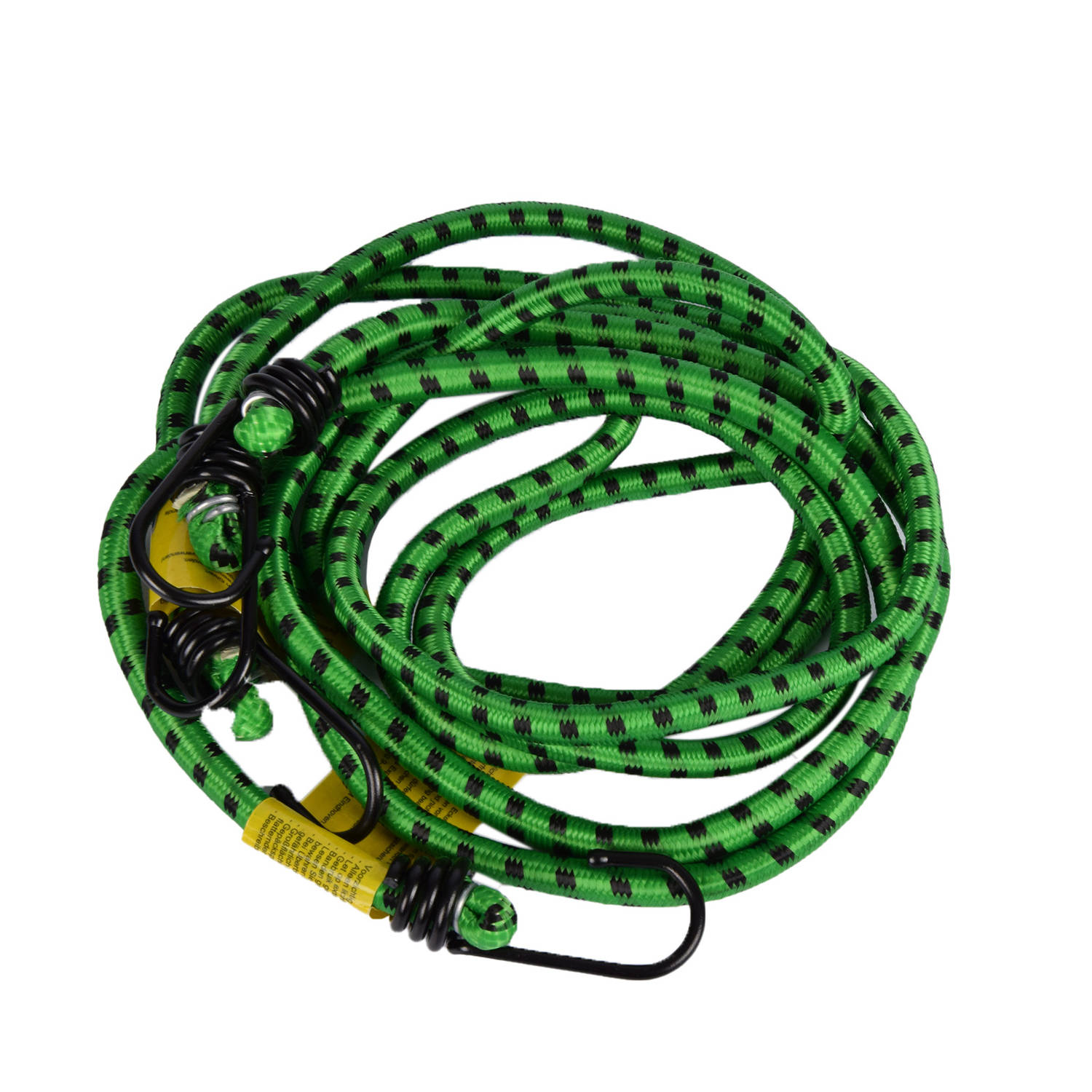 Groene Spinbinder voor Fiets, Scooter & Motor | 150 cm - Set van 2 | Duurzame Elastische Touwen