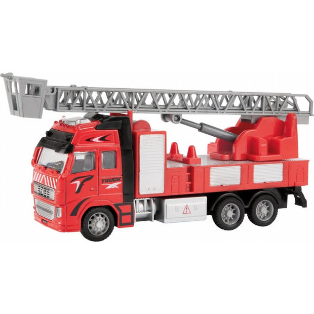 Toi Toys Brandweerwagen 1:38 pull back