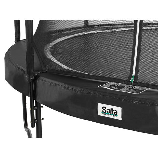 Salta Trampoline Premium Black Edition 251 cm met Veiligheidsnet - Zwart