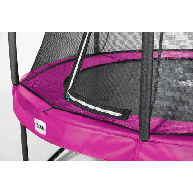 Salta Trampoline Comfort Edition 251 cm met Veiligheidsnet - Roze