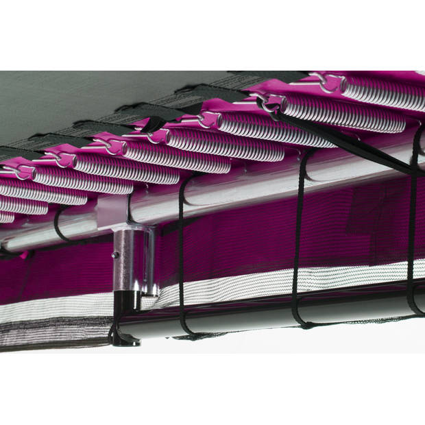 Salta Trampoline Comfort Edition Ground 214 x 153 cm met Veiligheidsnet - Roze