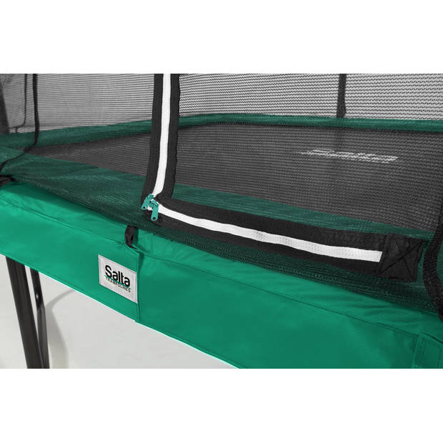 Salta Trampoline Comfort Edition 214 x 153 cm met Veiligheidsnet - Groen