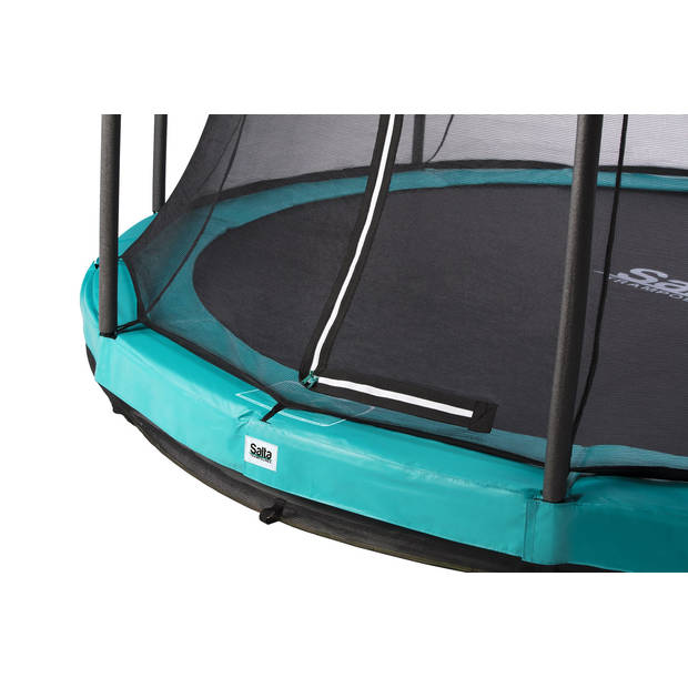 Salta Trampoline Comfort Edition Ground 183 cm met Veiligheidsnet - Groen