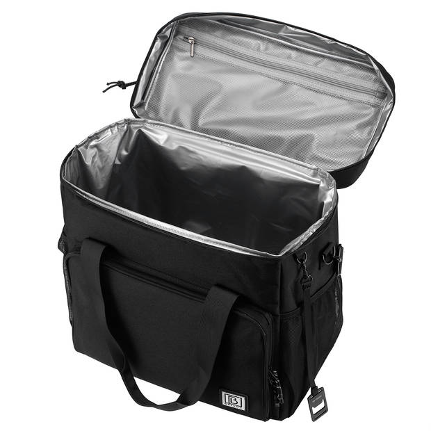 Brisby 4 Laags Geïsoleerde Koeltas - Lunchtas 40 liter - Zwart