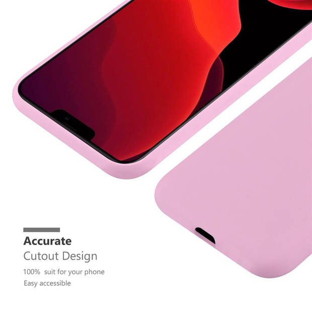 Cadorabo Hoesje geschikt voor Apple iPhone 12 / 12 PRO in CANDY ROZE - Beschermhoes TPU silicone Case Cover