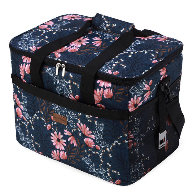 Packaway 4 Laags Geïsoleerde Koeltas - Lunchtas 30 liter - Japanese Flower