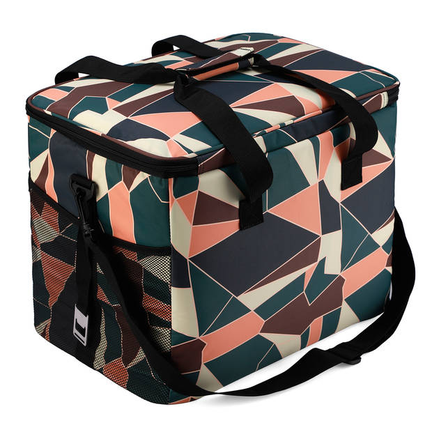 Packaway 4 Laags Geïsoleerde Koeltas - Lunchtas 40 liter - Abstract