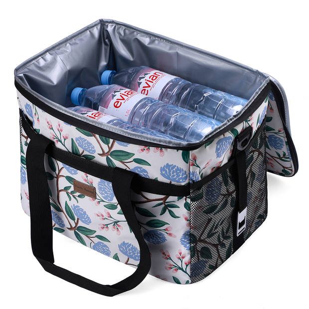 Packaway 4 Laags Geïsoleerde Koeltas - Lunchtas 30 liter - White Flower