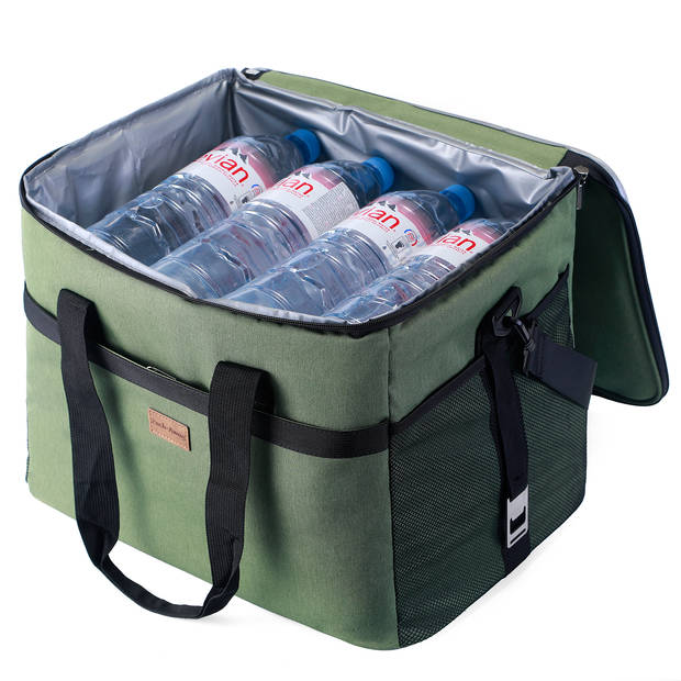 Packaway 4 Laags Geïsoleerde Koeltas - Lunchtas 40 liter - Groen