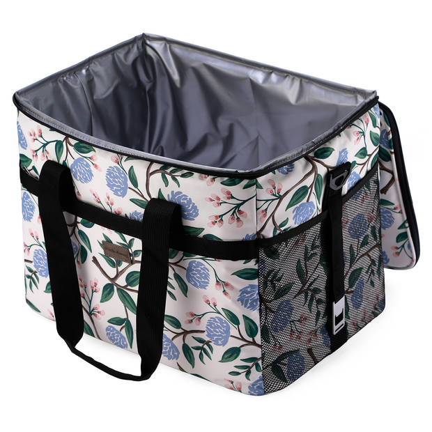 Packaway 4 Laags Geïsoleerde Koeltas - Lunchtas 40 liter - White Flower