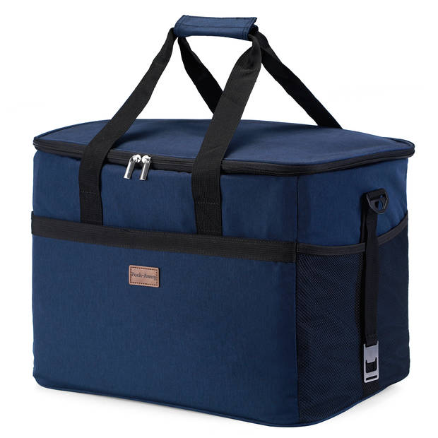 Packaway 4 Laags Geïsoleerde Koeltas - Lunchtas 40 liter - Donkerblauw