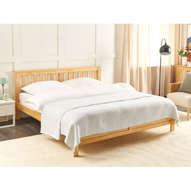 Beliani RAGALA - Sprei-Beige-Katoen