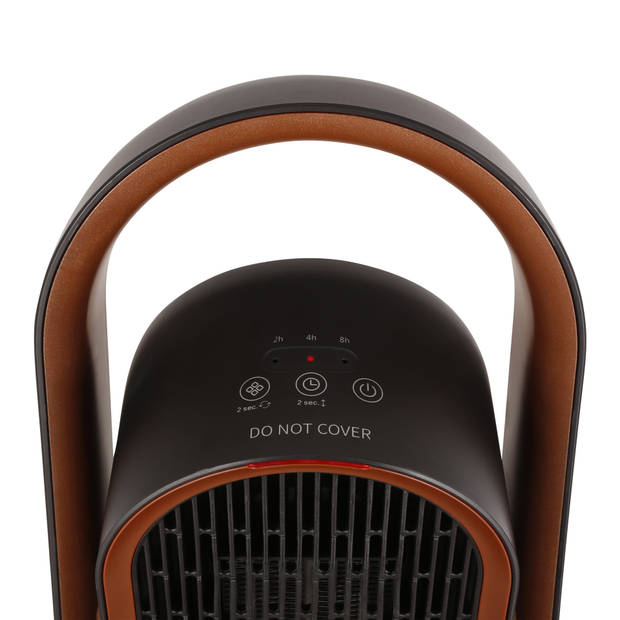 Lauben Smart Fan&Heater 2in1 - 1800BB - Zwart/Bruin