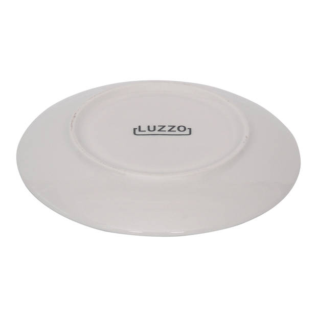 Luzzo® Bristol Serviesset 8 persoons - 48 delig - Wit met lijnen