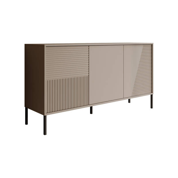 Meubella Dressoir Davey - Beige - 160 cm