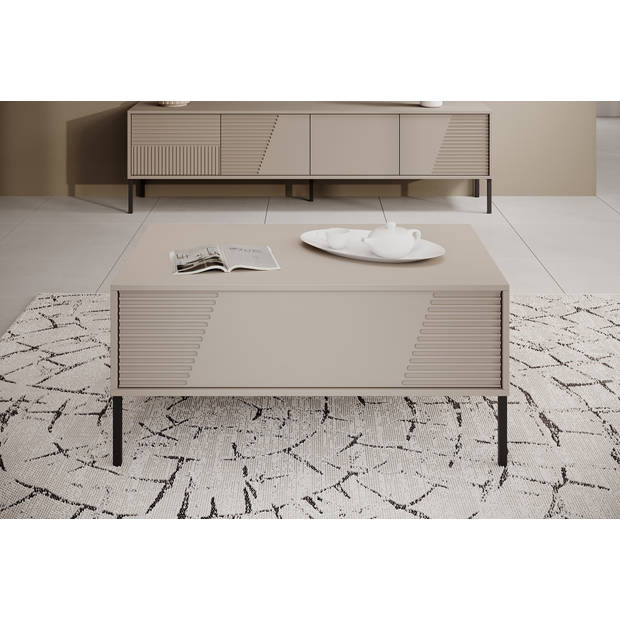 Meubella Salontafel Davey - Beige - 100 cm