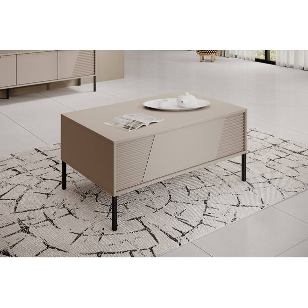 Meubella Salontafel Davey - Beige - 100 cm